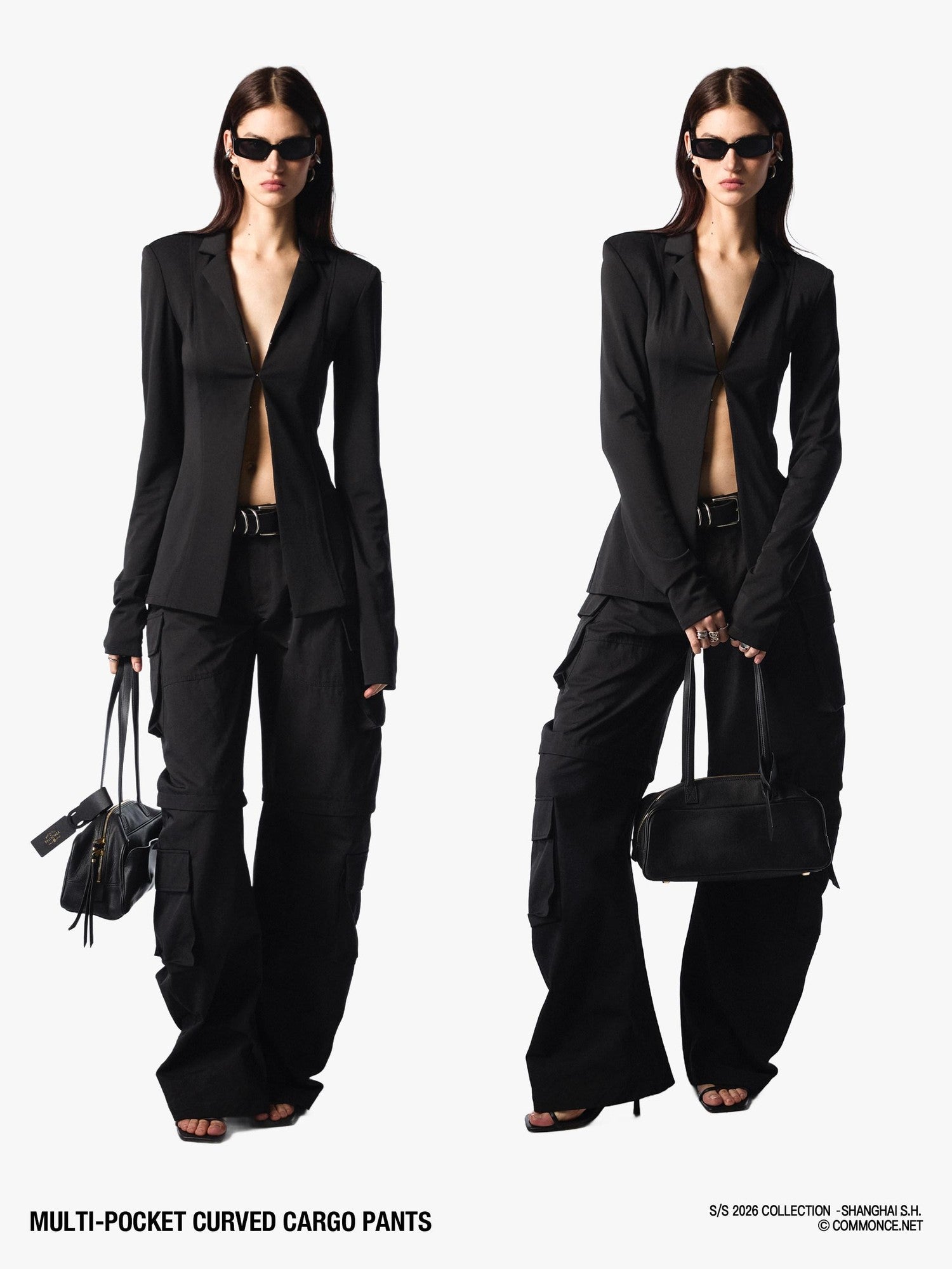 commonce net Long Structured Multi Pocket Women&