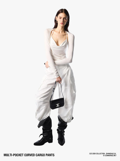 commonce net Long Structured Multi Pocket Women&