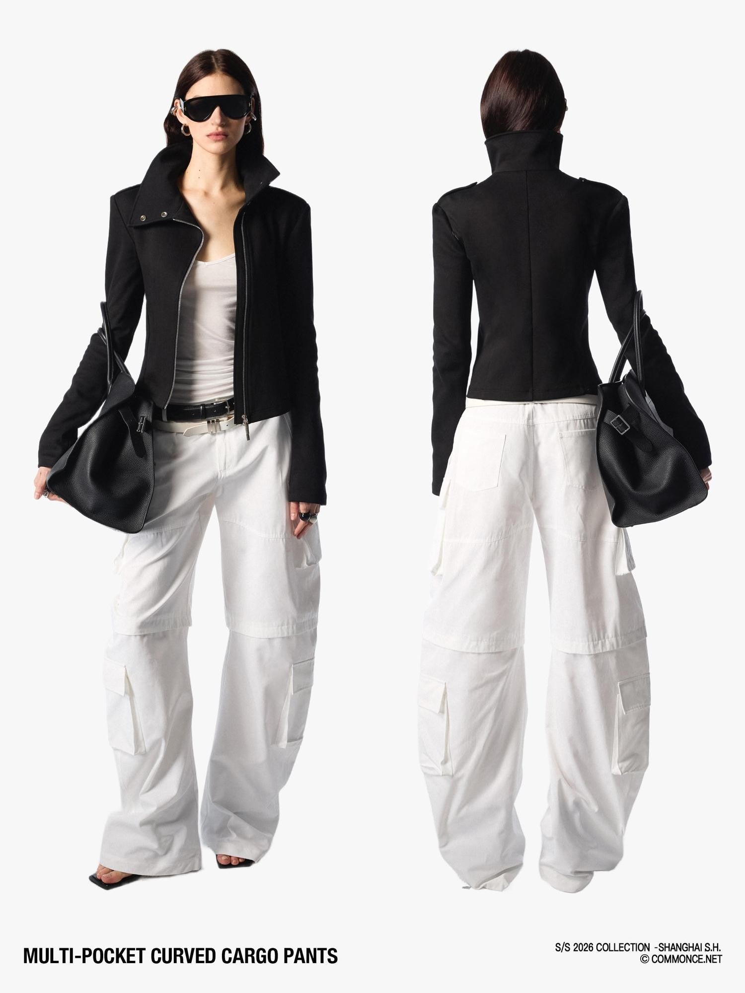 commonce net Long Structured Multi Pocket Women&
