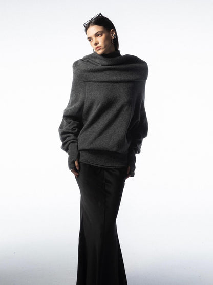 commonce net Longline Versatile High Stacked Collar Women&