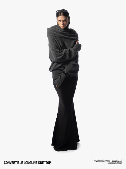 commonce net Longline Versatile High Stacked Collar Women&