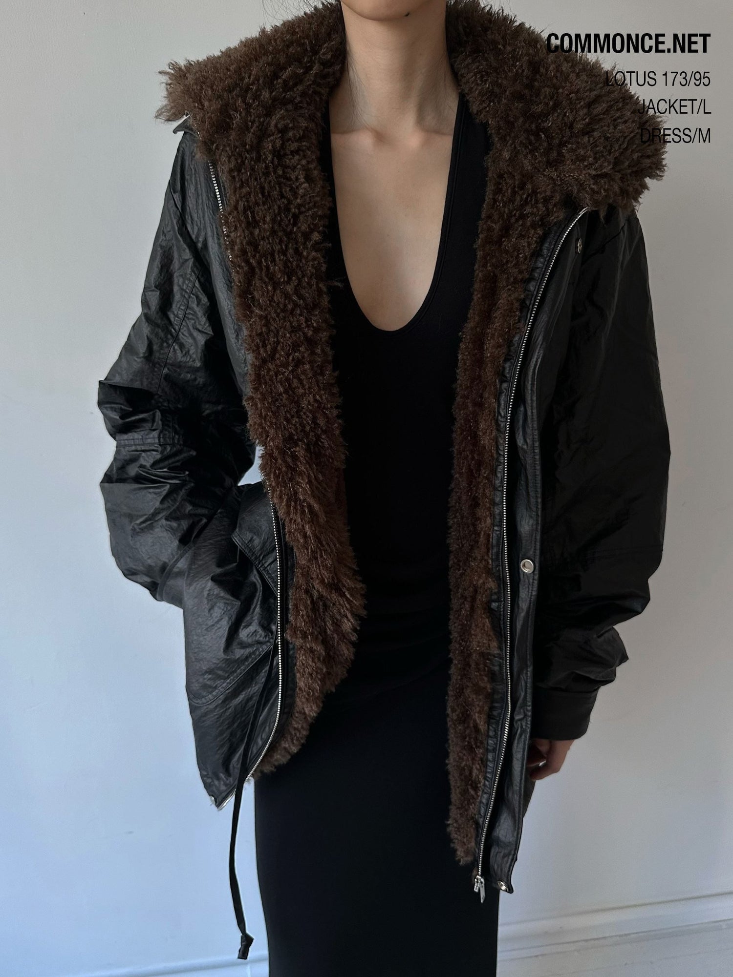 commonce_net_Multiple_Pockets_Double_Collar_Fleece_Lined_Women&