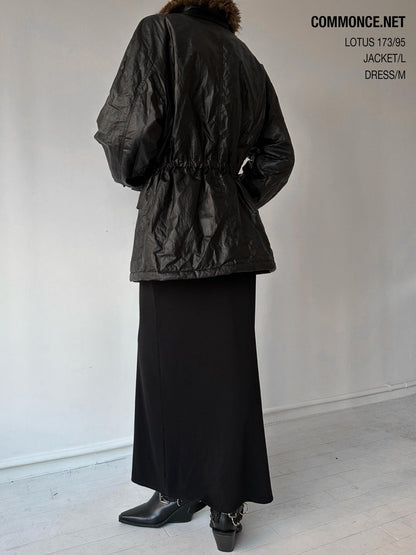 commonce net Multiple Pockets Double Collar Fleece Lined Women&