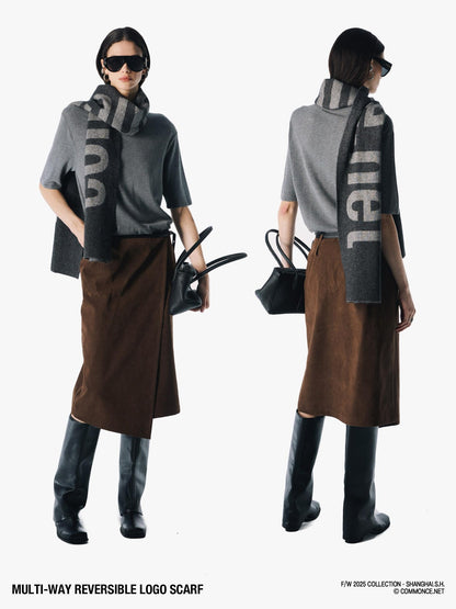 commonce net Mustard Plush Colorblock Logo Women&