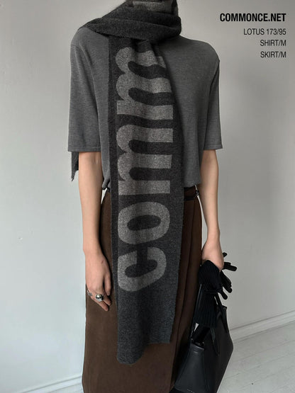 commonce net Mustard Plush Colorblock Logo Women&