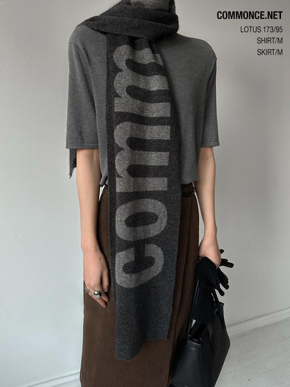commonce net Mustard Plush Colorblock Logo Women&
