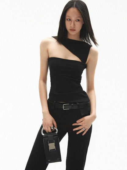 Two-Way Spliced Hollow Tube Top