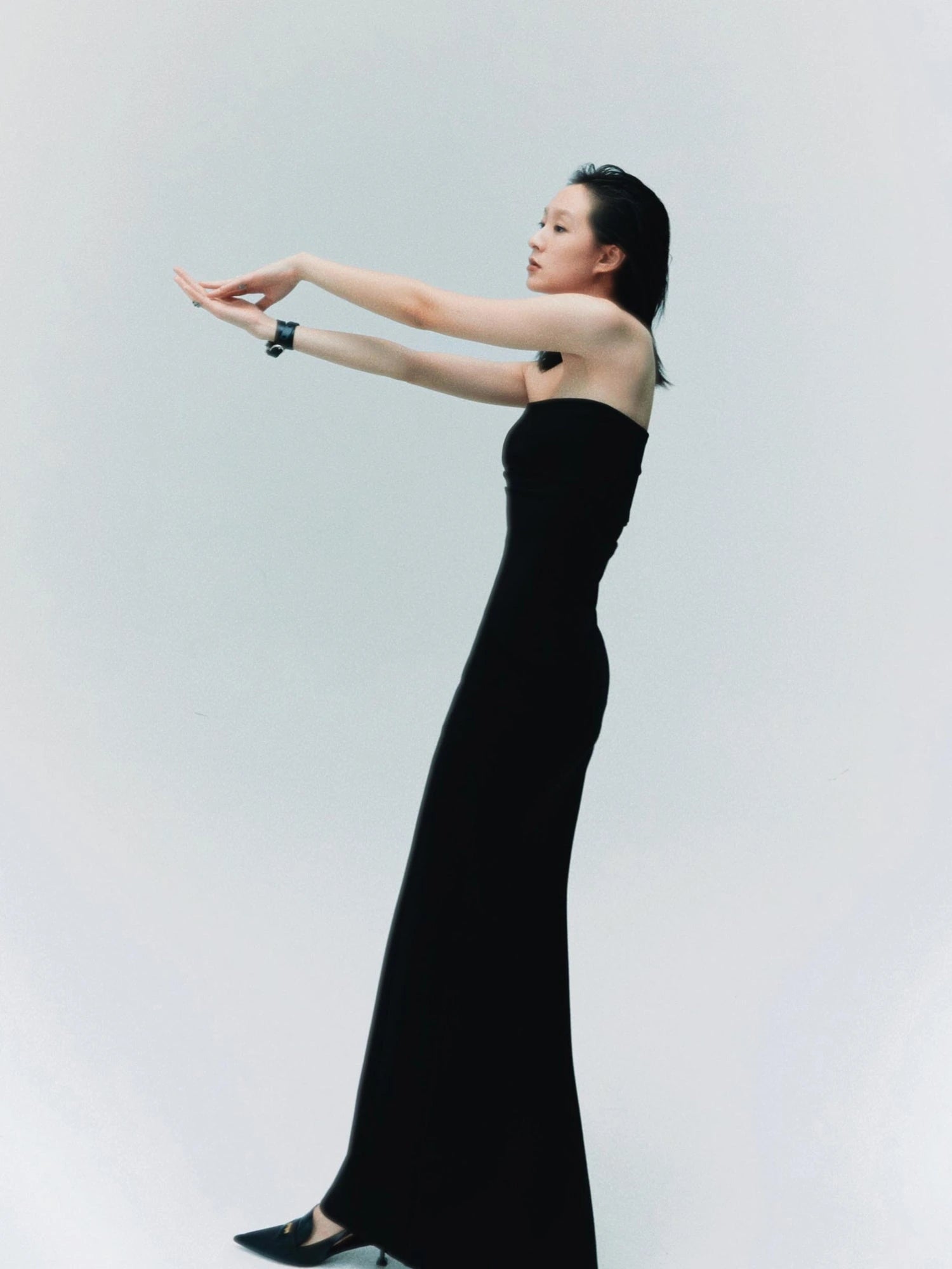 Two-Way Spliced Hollow Tube Top