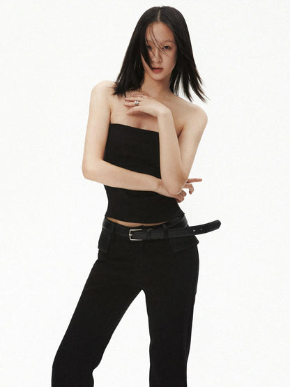 Two-Way Spliced Hollow Tube Top