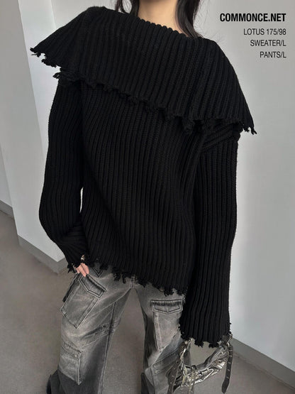 commonce net Washed Dark Gray Distressed Multi Pocket Women&