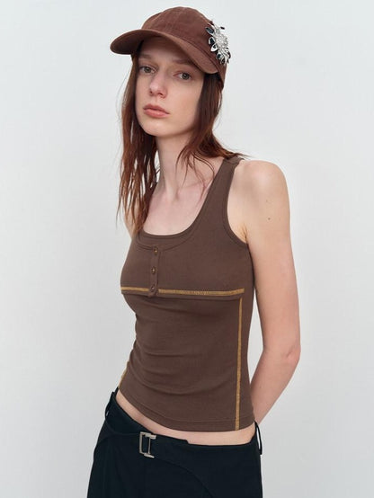 RUN TO THE FUTURE Soft Modal Blend Original Slim Racerback Cropped Unpadded Women Casual Tank Tops