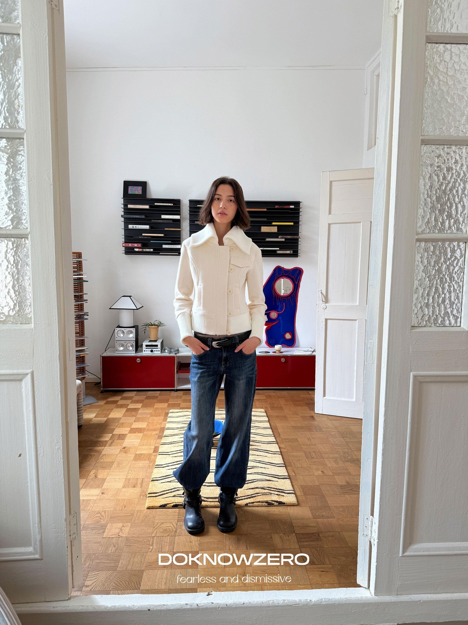 DKZ OFFICIAL Blue Washed Pocket Cleanfit Women&