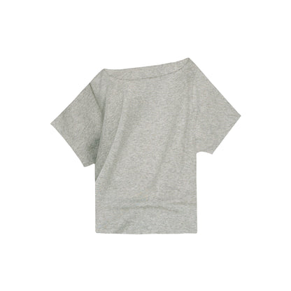 Northbutsouth_Multicolor_Snowflake_Texture_Asymmetric_Shoulder_Women&