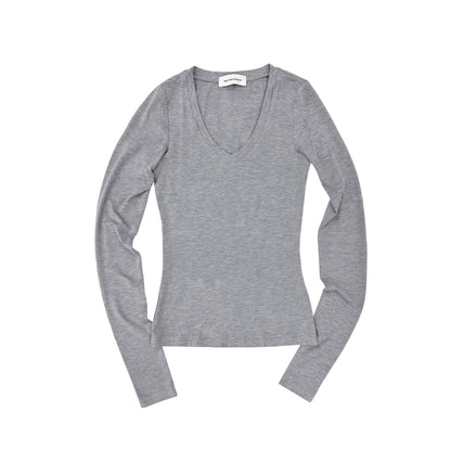 Northbutsouth_Tricolor_V-neck_High_Stretch_Slim_Women&