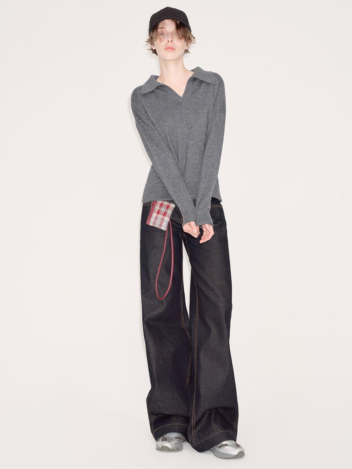 RUN TO THE FUTURE Comfort Cotton Blend Low Rise Long Length Dark Raw Denim Classic Straight Jeans