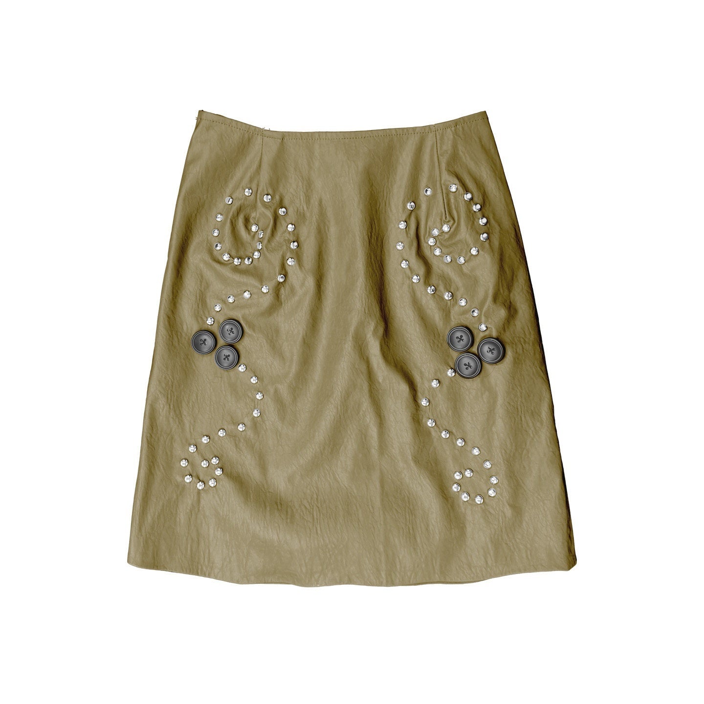 Ttsunami_Brown_Studded_Spiral_Metal_Buckle_Beaded_Women&