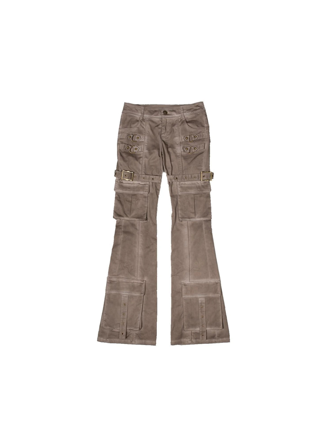 Rusty Heavy Punk Maillard Work Pants For Street