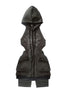 WSW WUSHENWU Sleepy Hollow Punk Cutout Hoodie Dress Set