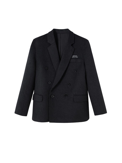 SweetChilling Unisex Boyfriend Plaid Wool Blazer Casual Jacket