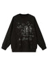 DIDDI MODA Sparkling Firework Embroidered Crewneck Sweatshirt