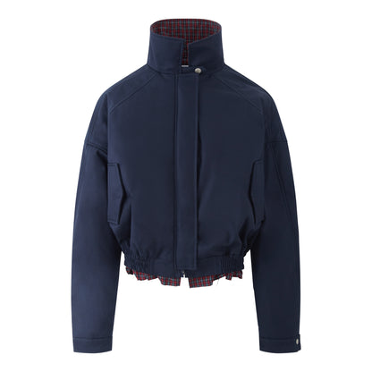 RUN_TO_THE_FUTURE_Retro_Zipper_Pocket_Design_Loose_Fit_Commuter_Navy_Solid_Track_Jackets_MISSTT
