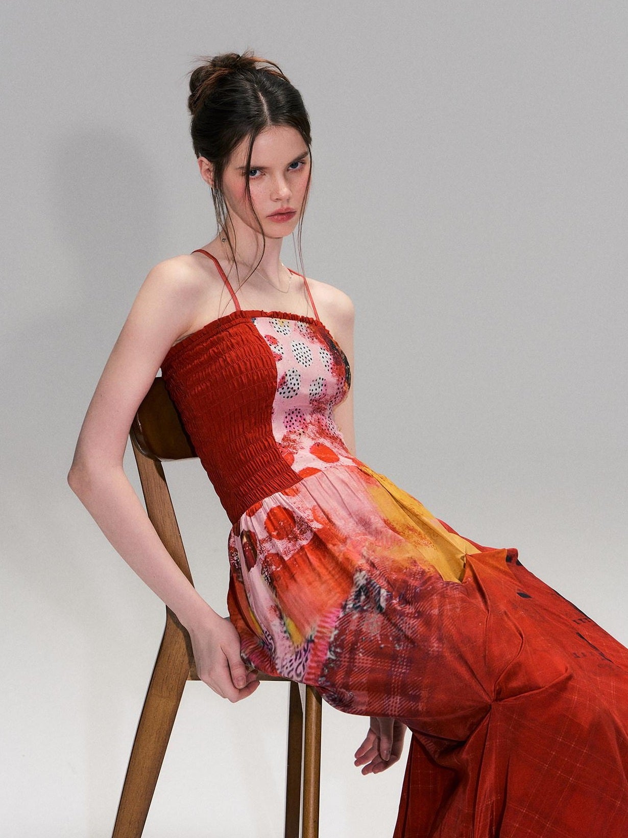 The NeverMore Rayon Cotton Blend Vintage Strapless A Line Slim Women Vacation Maxi Dresses