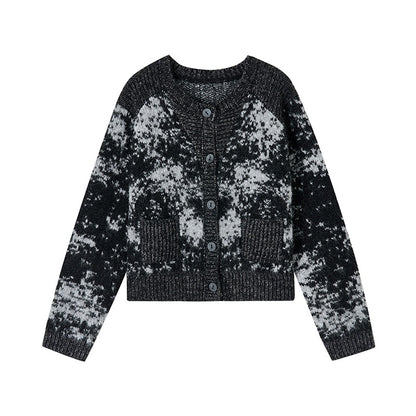 AnnoMundi_Black_Starry_Half_Open_Collar_Buttoned_Women&