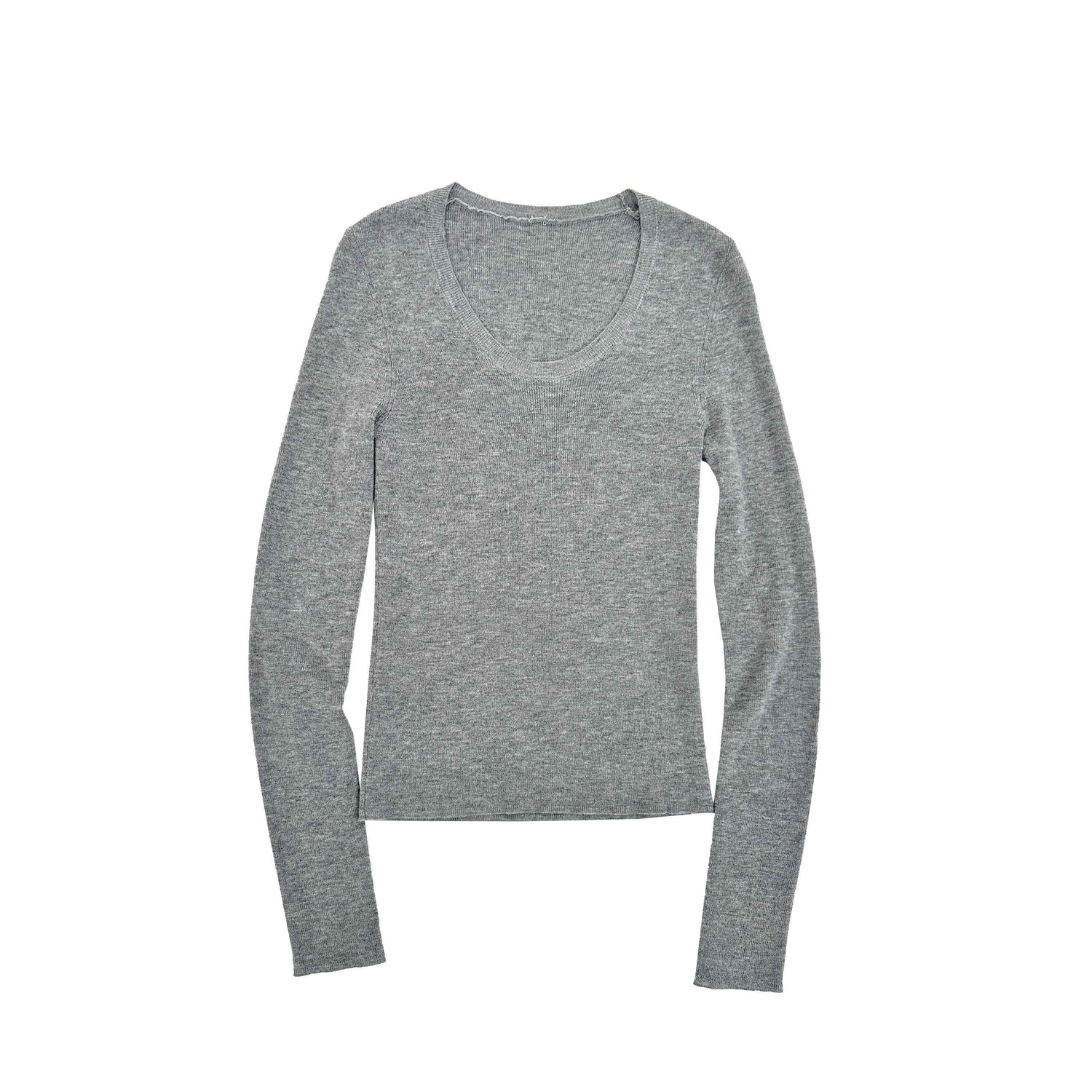 Northbutsouth_Four_Color_U_Neck_Slim_Fit_Lightweight_Long_Sleeve_Women&