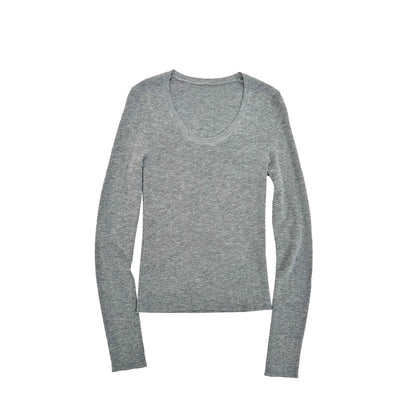 Northbutsouth_Four_Color_U_Neck_Slim_Fit_Lightweight_Long_Sleeve_Women&