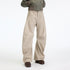 RUN TO THE FUTURE Chinos femme 100 % coton, coupe décontractée sculptée, taille mi-basse, jambes droites