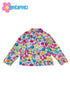 Playful Print Spring Summer Girls Versatile Jacket