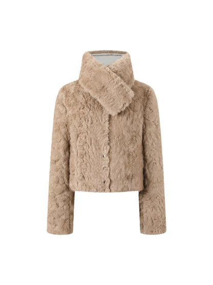 7Shiftin Insulated Commuter Short Lapel Regular Fit Women Khaki Puffer Jackets
