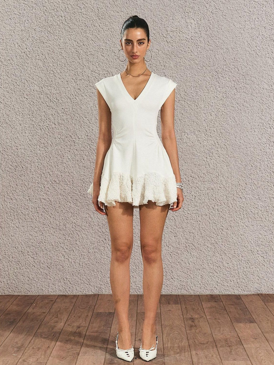 The NeverMore High Waist Street Slim Fit Spaghetti Strap Polyester Everyday Chic Mini Dresses