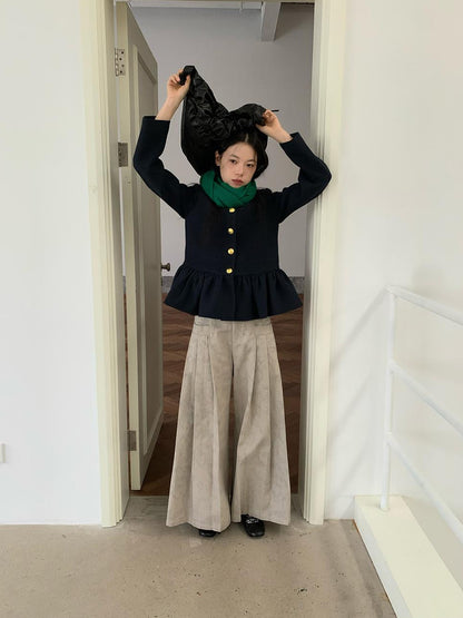 dorydory Floral Bud Collar Short Jacket