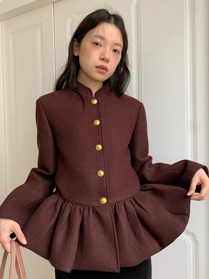 dorydory Floral Bud Collar Short Jacket