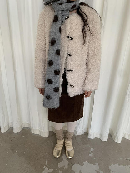dorydory V-neck T-shirt Long Sleeve Button Coat