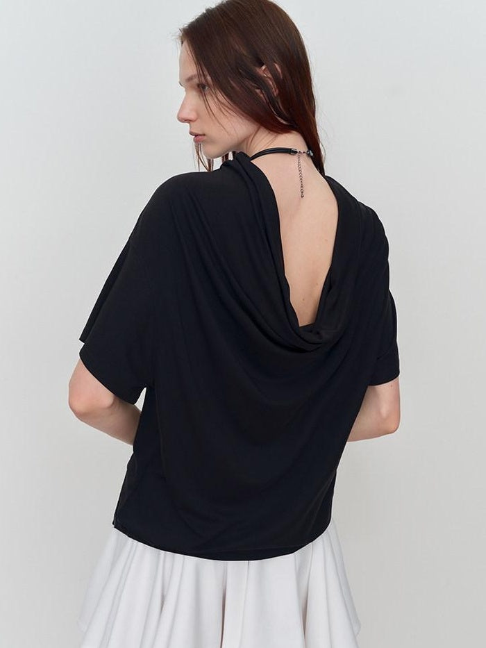 RUN TO THE FUTURE Soft Modal Casual Loose Solid Mid Length Women Short Sleeve T-Shirts