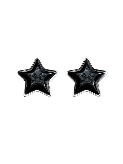 CFIERCE Black Five Point Star Minimalist Women&