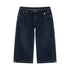 RUN_TO_THE_FUTURE_Durable_Vintage_Deep_Blue_Casual_Low_Rise_Straight_Fit_Zipper_Denim_Shorts_MISSTT