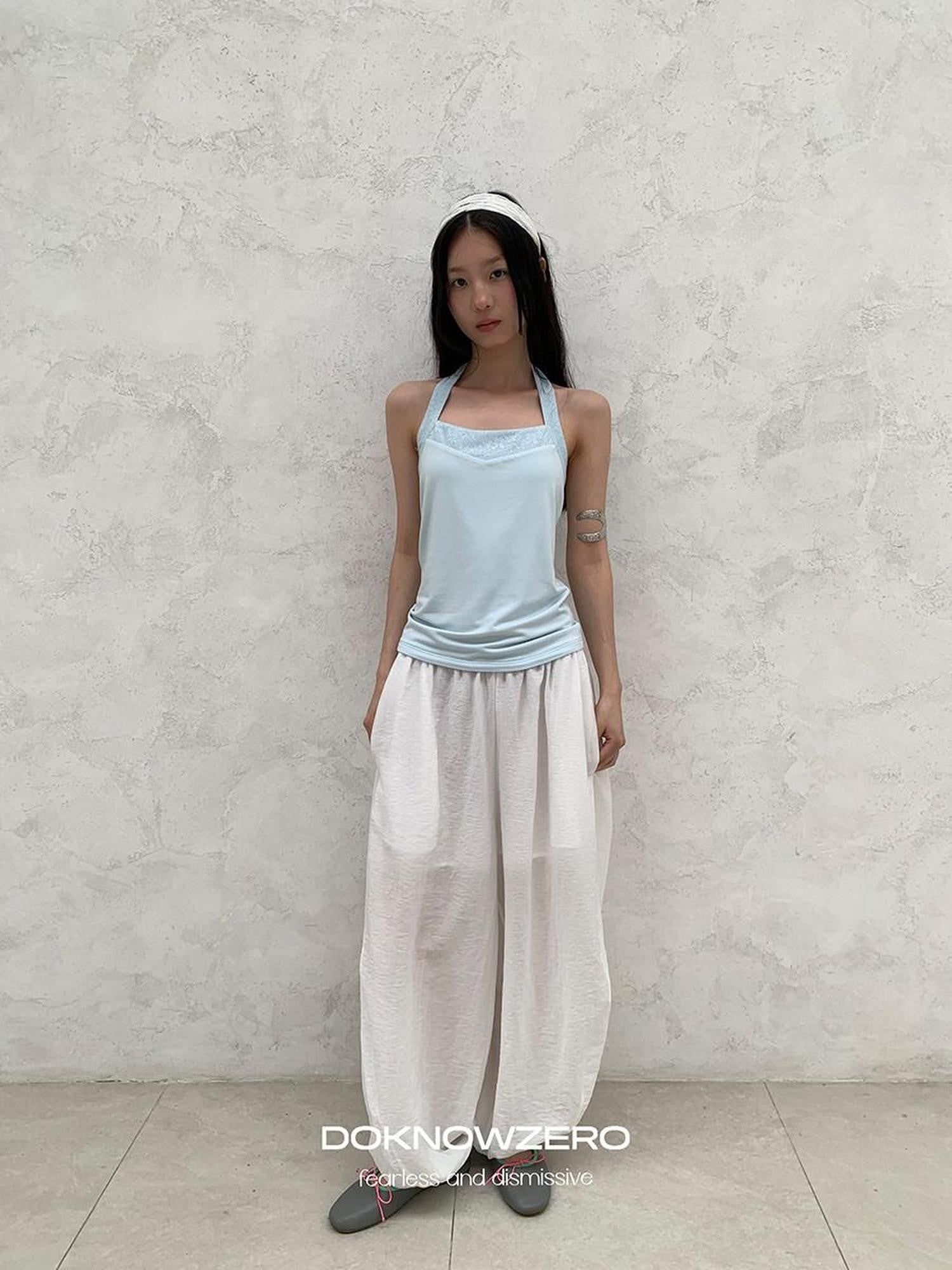 DKZ OFFICIAL Balloon Lined Relaxed Tapered Women&