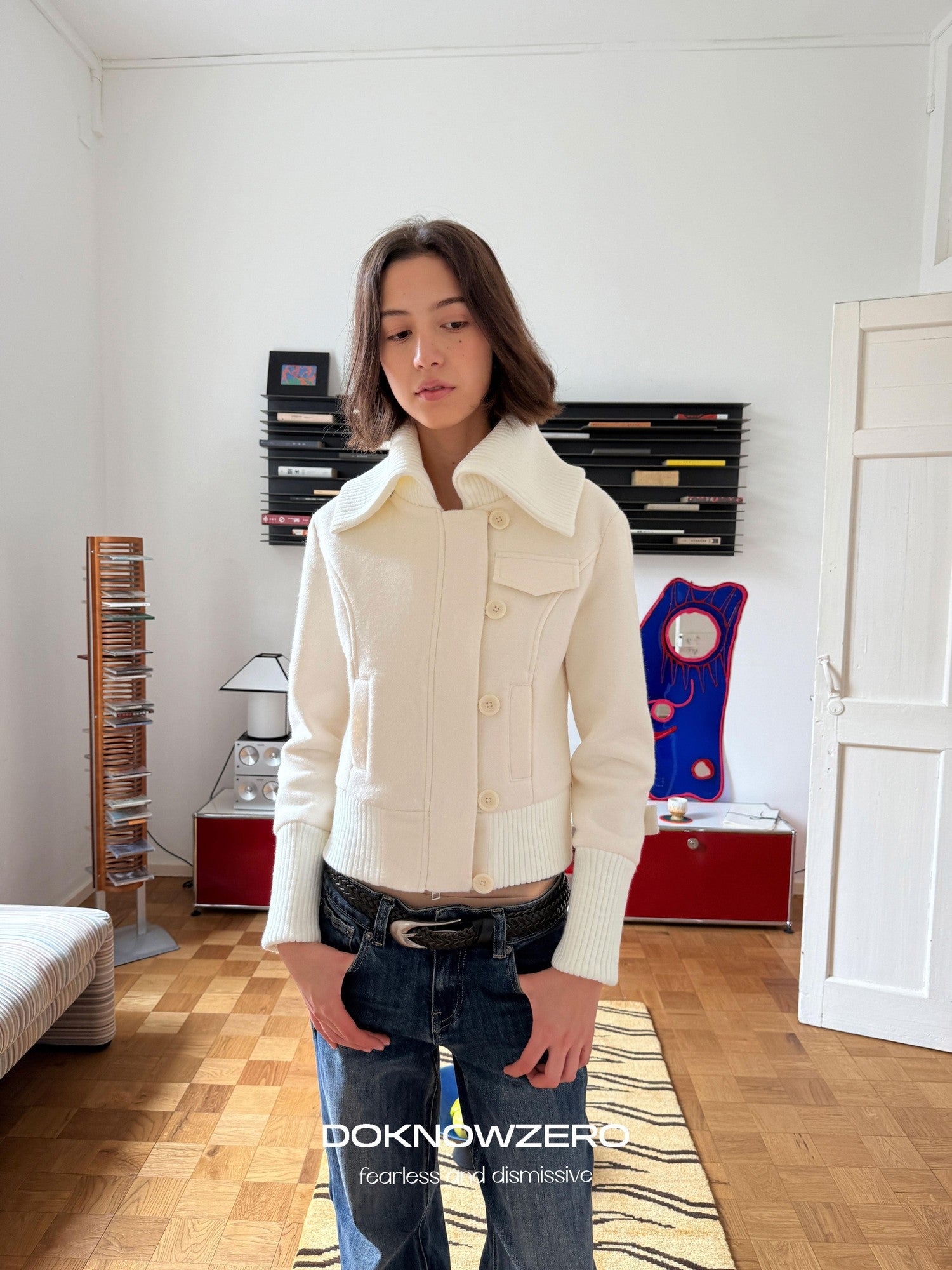 DKZ OFFICIAL Blue Washed Pocket Cleanfit Women&