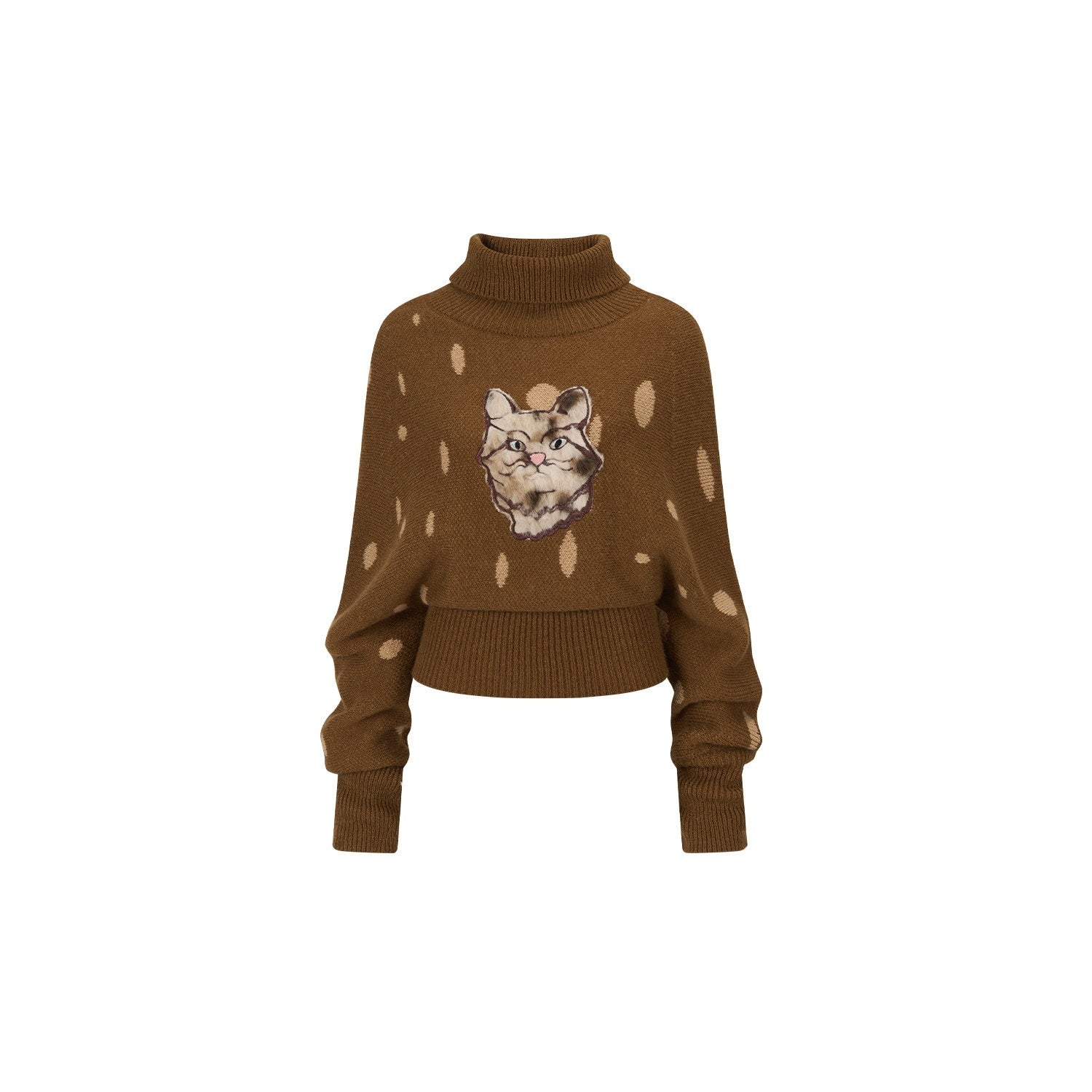 OuttheBlue_Cozy_Turtleneck_Pullover_Waist_Cinched_Casual_Animal_Print_Knit_Top_&amp;_Skirt_Sets_MISSTT