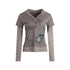 NAPSNAPS_Striped_Patchwork_Letter_Print_Hooded_Women&