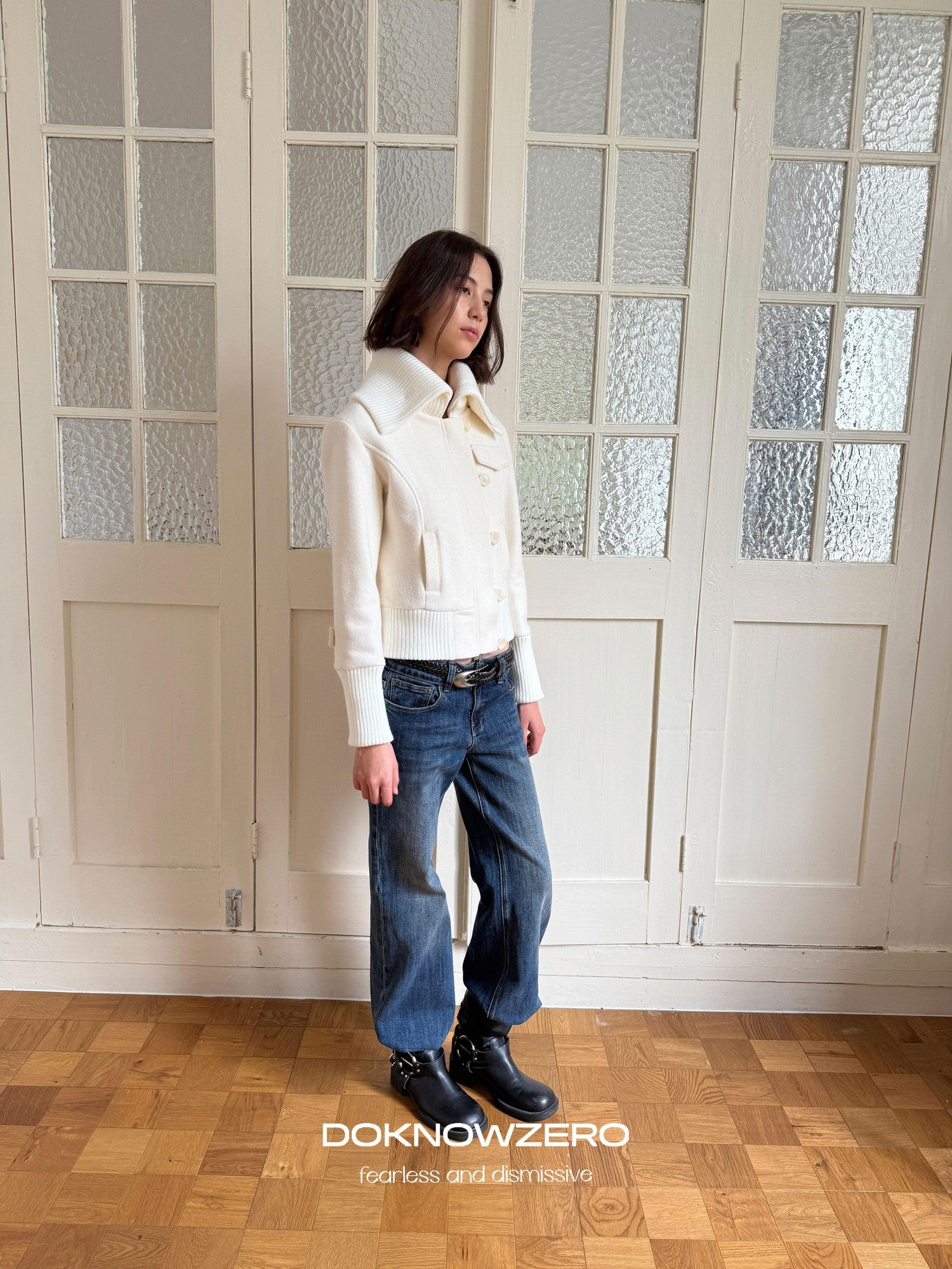 DKZ OFFICIAL Blue Washed Pocket Cleanfit Women&