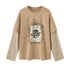 DIDDI_MODA_Angel_Kitten_Print_Faux_Layered_Loose_Women&