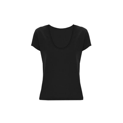 Northbutsouth_Multicolor_Rolled_Hem_U_Neck_Loose_Women&