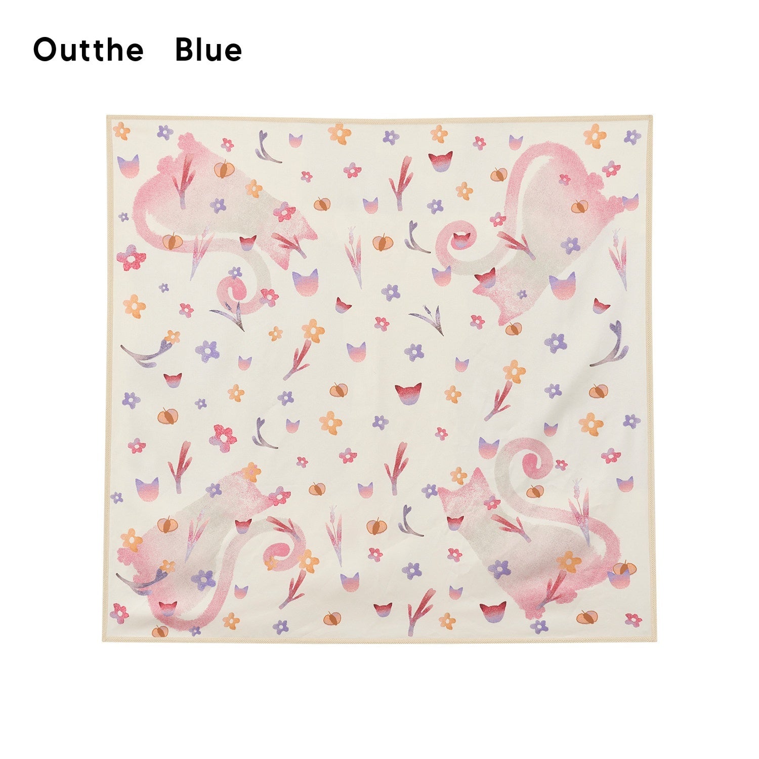 OuttheBlue_Lightweight_Polyester_Shawl_Style_Unisex_Floral_Cat_Animal_Print_Decorative_Belts_MISSTT