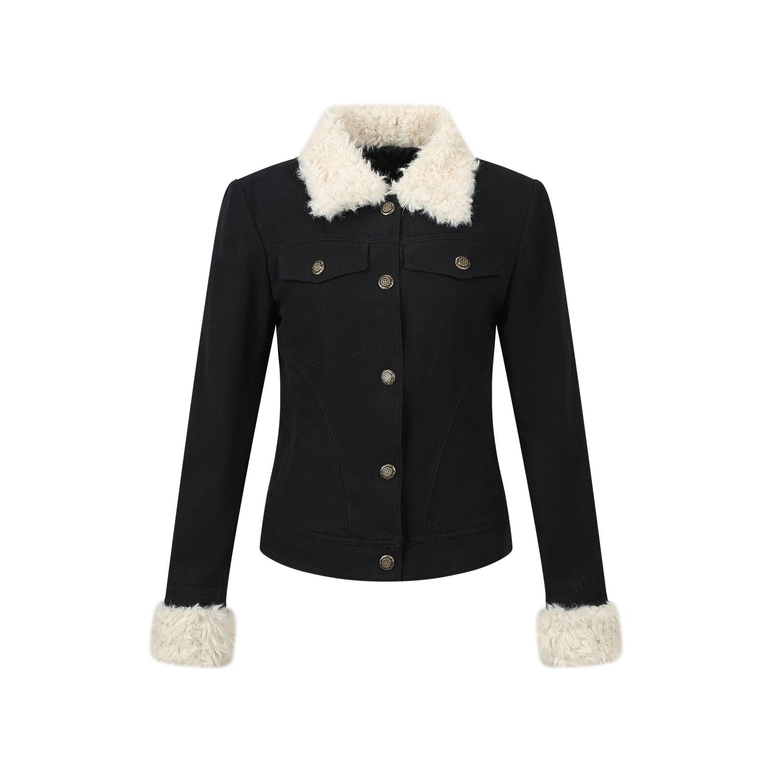 7Shiftin_Warm_Versatile_Slim_Fit_Navy_Button_Lapel_Short_Women_Fashion_Cropped_Jackets_MISSTT