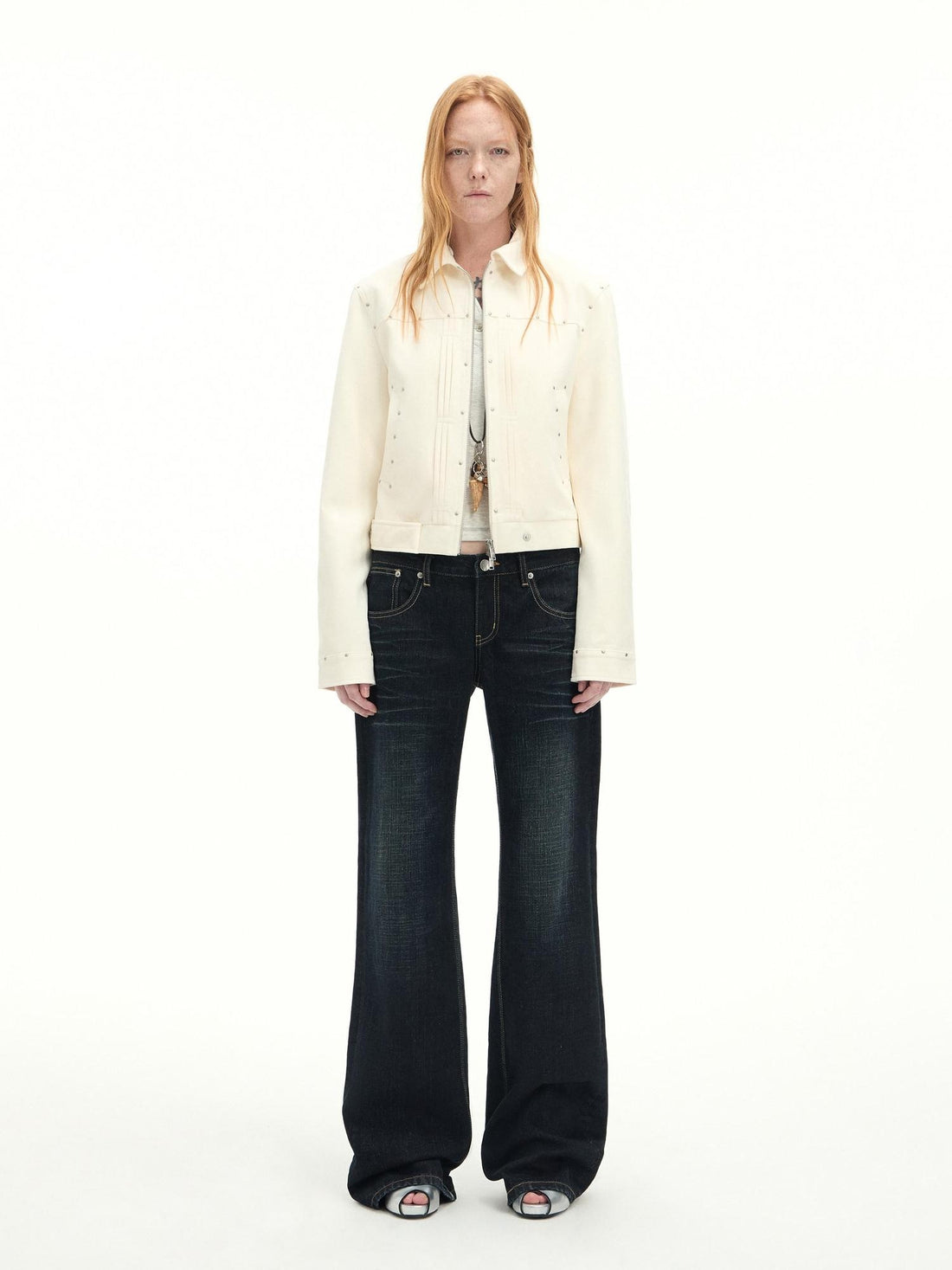 RUN TO THE FUTURE Casual Washed Low Rise Cotton No Stretch Women Black Blue Straight Jeans