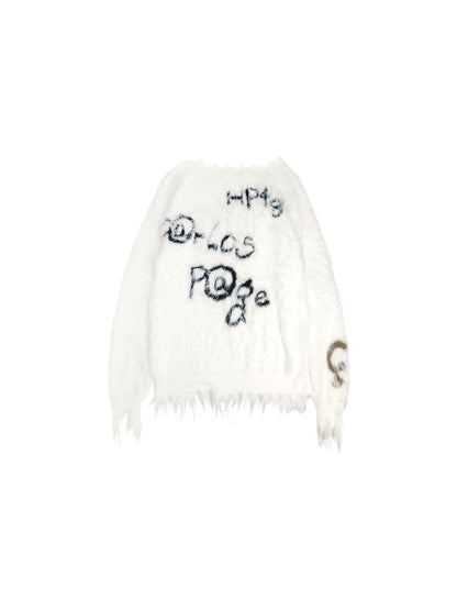 nit alcove Comfortable Oversized Streetwear Pullover Crewneck Unisex Knitwear Tops Sweaters